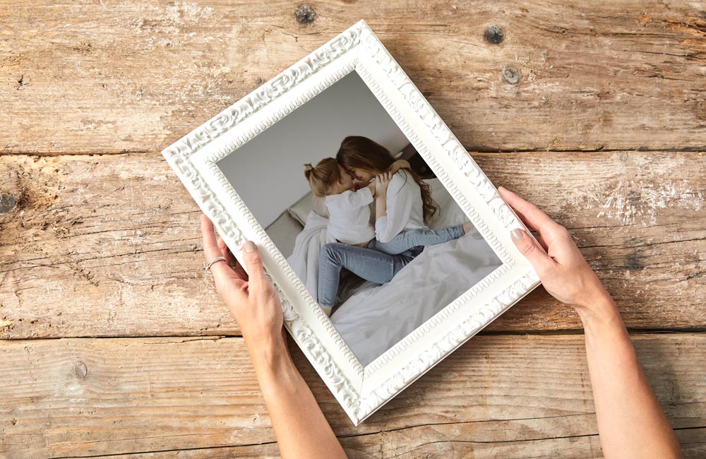 Create framed photo prints online with our custom frames tool and print on poster print
